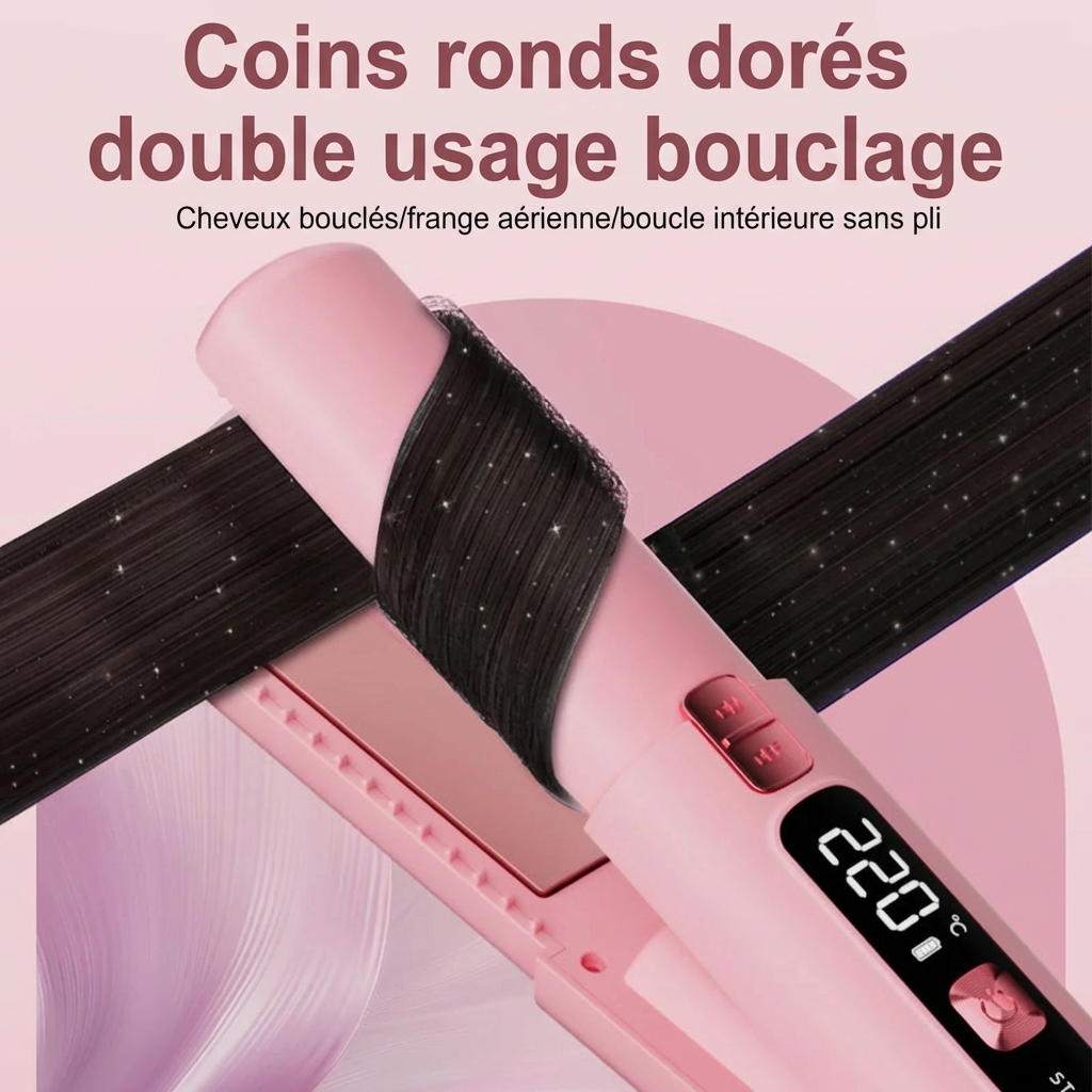 LISSIA Mini Lisseur Boucleur