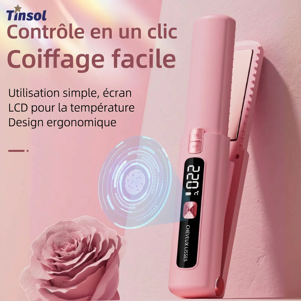 LISSIA Mini Lisseur Boucleur